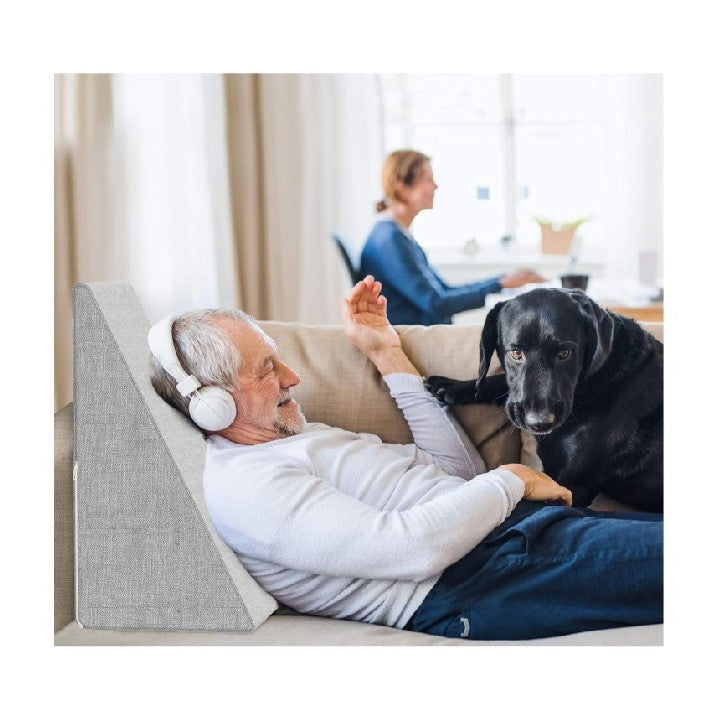 kossto Wedge Cushion | Wedge Pillow Memory Foam for Back Support