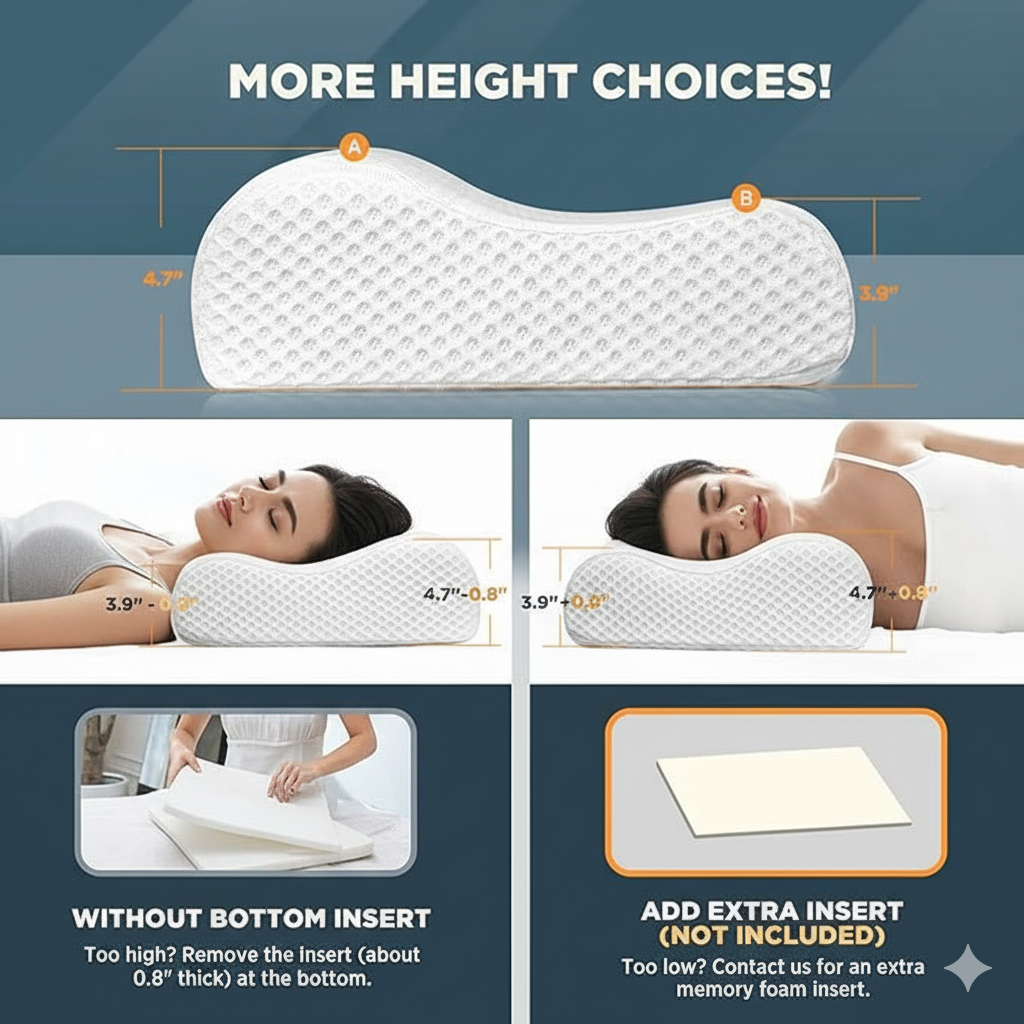 Kossto Cervical Pillow Memory Foam