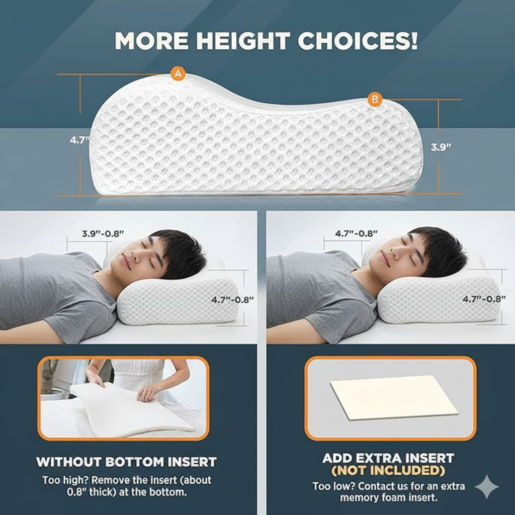 Kossto Cervical Pillow Memory Foam