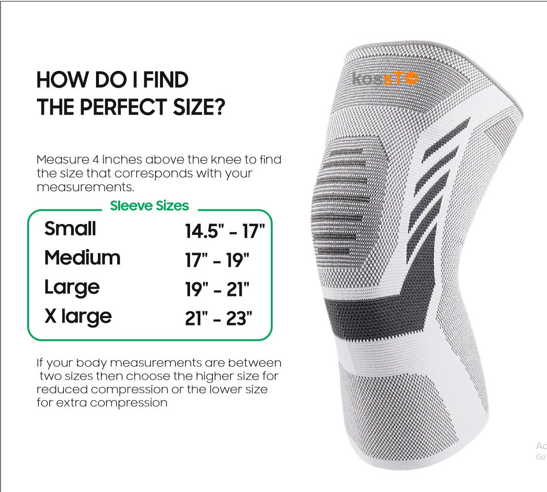 Kossto Active Knee Suport Pair